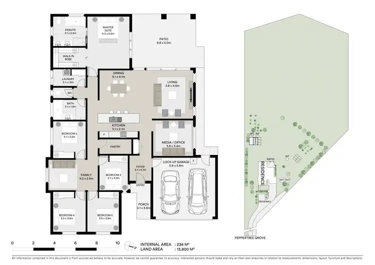Floorplan of Homely house listing, 71 Peppertree Grove, Talarm NSW 2447
