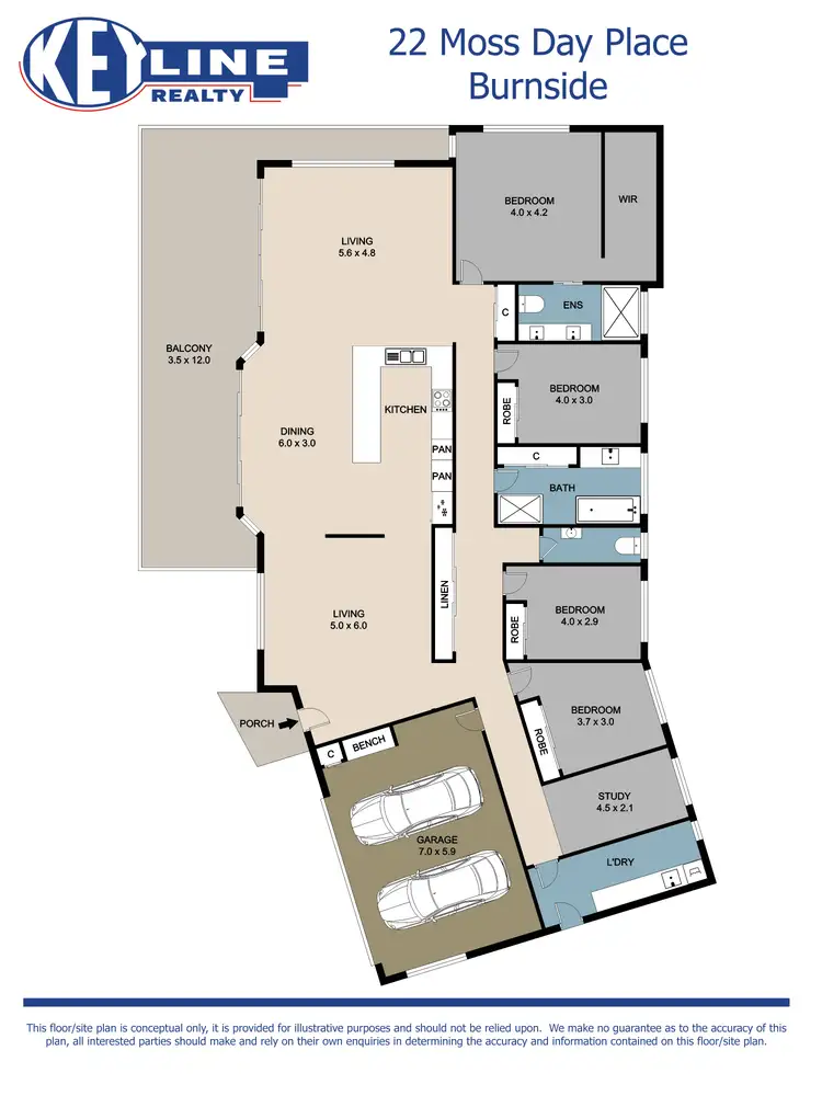 Floorplan of Homely house listing, 22 Moss Day Place, Burnside QLD 4560