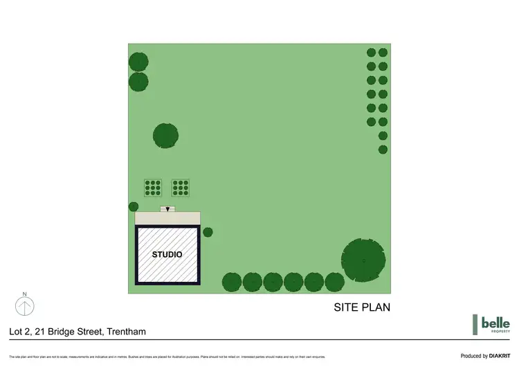 Floorplan of Homely land listing, 1A Forest Street, Trentham VIC 3458