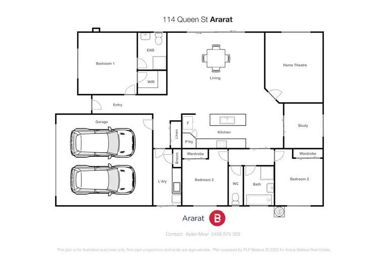 Floorplan of Homely house listing, 114 Queen Street, Ararat VIC 3377
