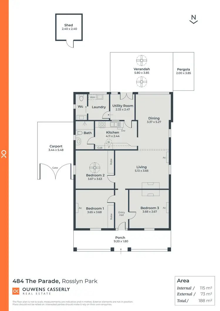 Floorplan of Homely house listing, 484 The Parade, Rosslyn Park SA 5072