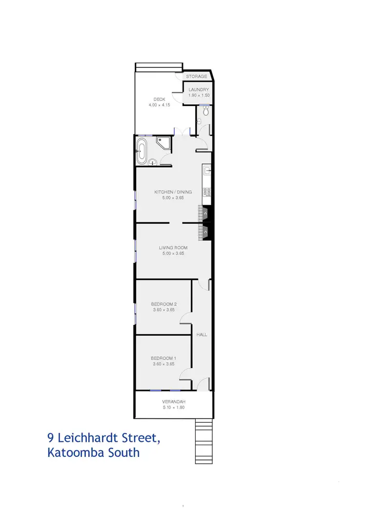 Floorplan of Homely house listing, 9 Leichhardt Street, Katoomba NSW 2780
