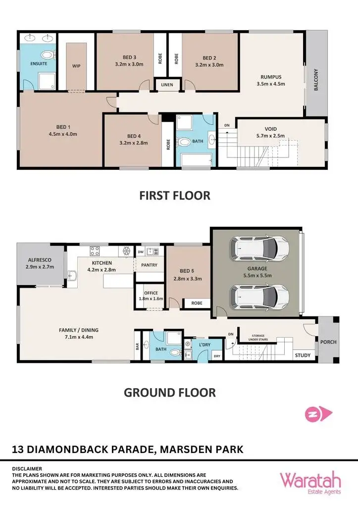 Floorplan of Homely house listing, 13 Diamondback Parade, Marsden Park NSW 2765