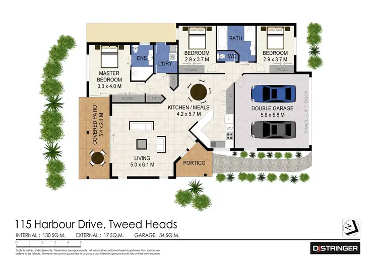Floorplan of Homely unit listing, 115/1 Harbour Drive, Tweed Heads NSW 2485