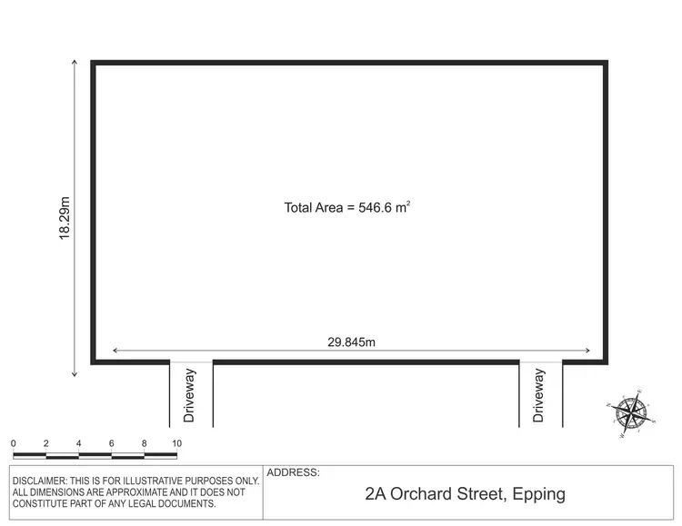 Floorplan of Homely land listing, 2A Orchard Street, Epping NSW 2121