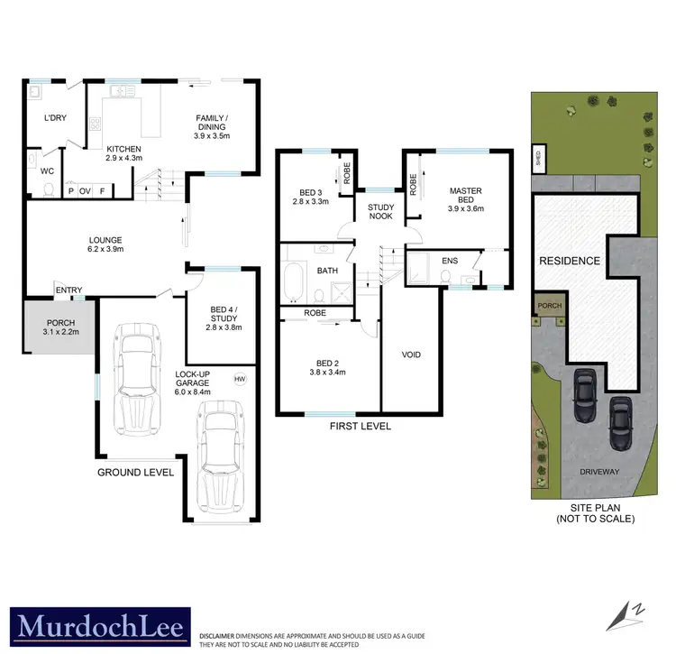 Floorplan of Homely semi-detached listing, 63A James Henty Drive, Dural NSW 2158