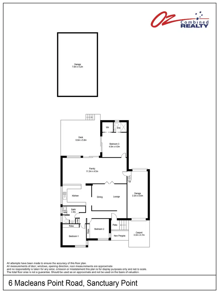 Floorplan of Homely house listing, 6. Macleans Point Road, Sanctuary Point NSW 2540