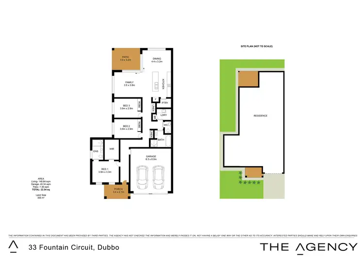 Floorplan of Homely unit listing, 33 Fountain Circuit, Dubbo NSW 2830
