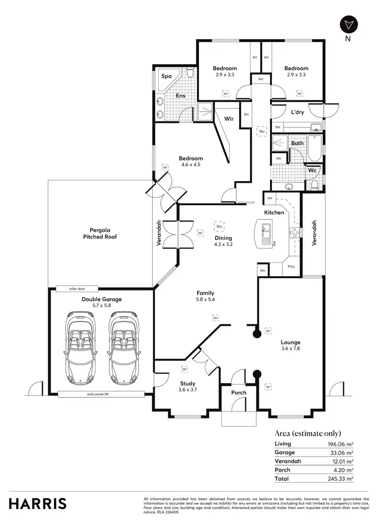 Floorplan of Homely house listing, 4 O'Dea Drive, Glenunga SA 5064
