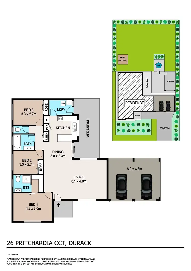 Floorplan of Homely house listing, 26 Pritchardia Circuit, Durack NT 830