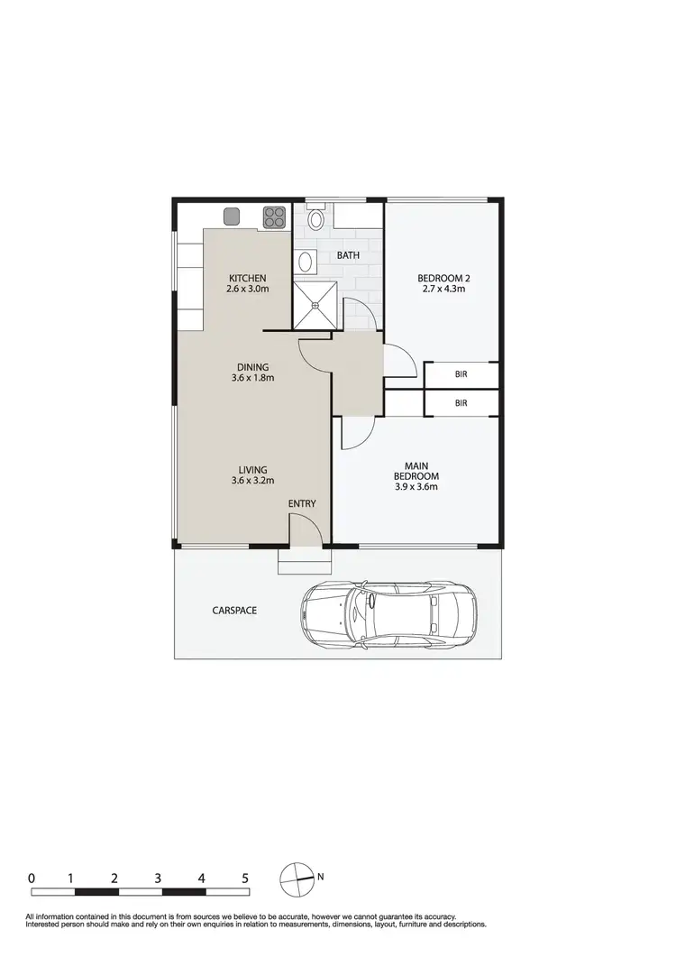 Floorplan of Homely unit listing, 5/21-23 Morton Street, Clayton VIC 3168