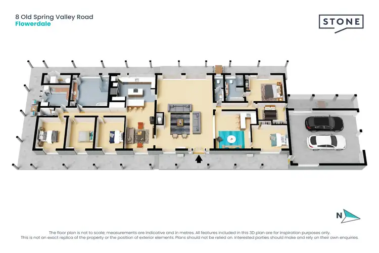 Floorplan of Homely rural property listing, 8 Old Spring Valley Road, Flowerdale VIC 3717