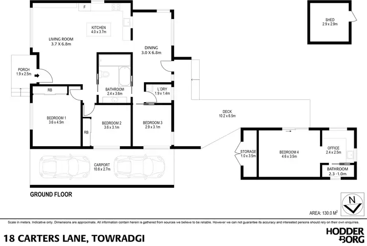 Floorplan of Homely house listing, 18 Carters Lane, Towradgi NSW 2518