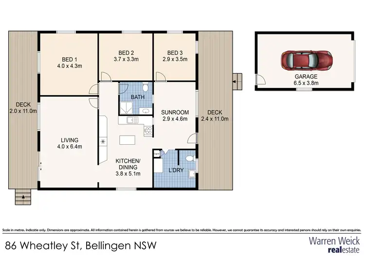 Floorplan of Homely house listing, 86 Wheatley Street, Bellingen NSW 2454
