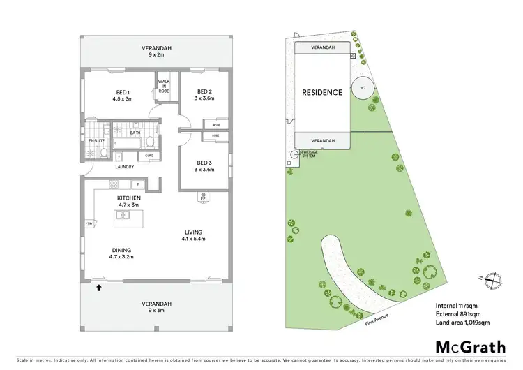 Floorplan of Homely house listing, 122 Pine Avenue, Ulong NSW 2450