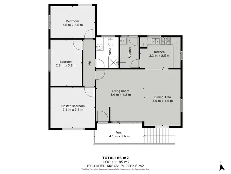 Floorplan of Homely house listing, 24 North Street, Cooma NSW 2630