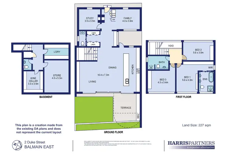 Floorplan of Homely house listing, 2 Duke Street, Balmain East NSW 2041