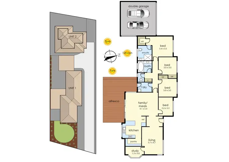 Floorplan of Homely house listing, 1/23 Myrtle Street, Langwarrin VIC 3910