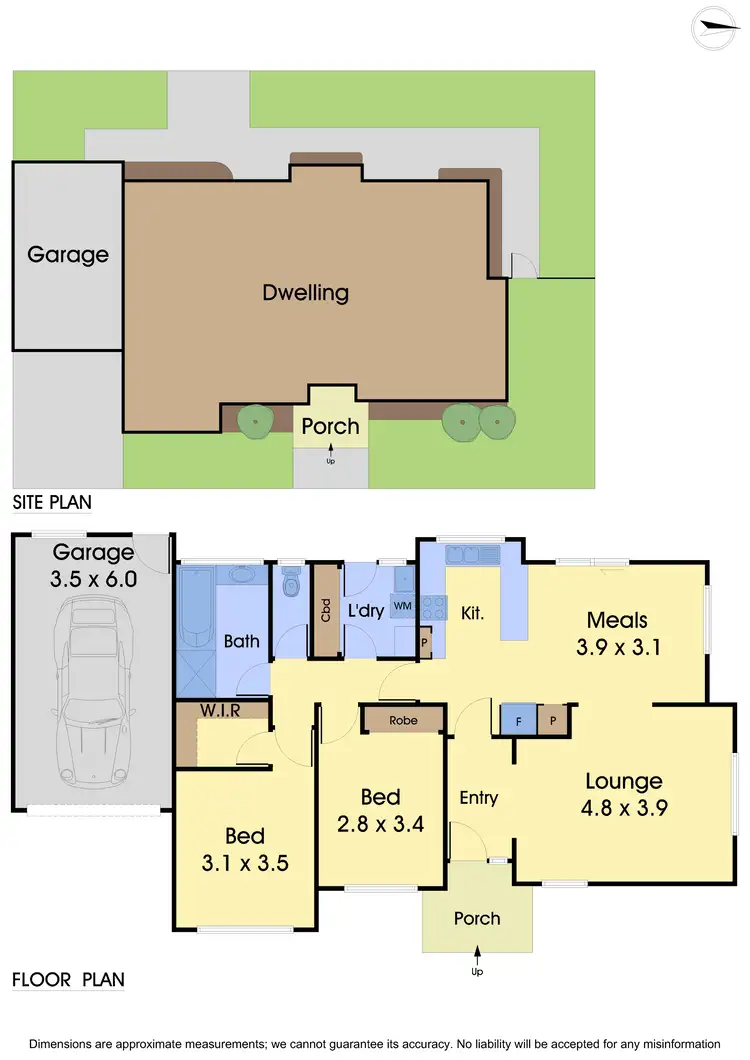 Floorplan of Homely unit listing, 1/1 May Avenue, Altona Meadows VIC 3028