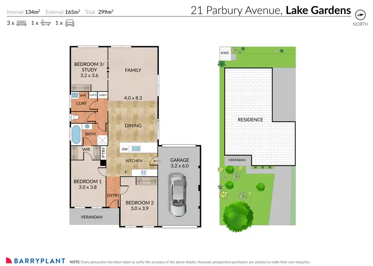 Floorplan of Homely house listing, 21 Parbury Avenue, Lake Gardens VIC 3355