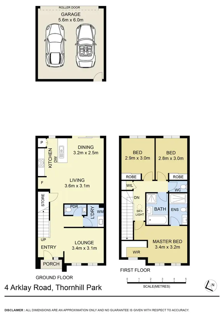 Floorplan of Homely townhouse listing, 4 Arklay Road, Thornhill Park VIC 3335