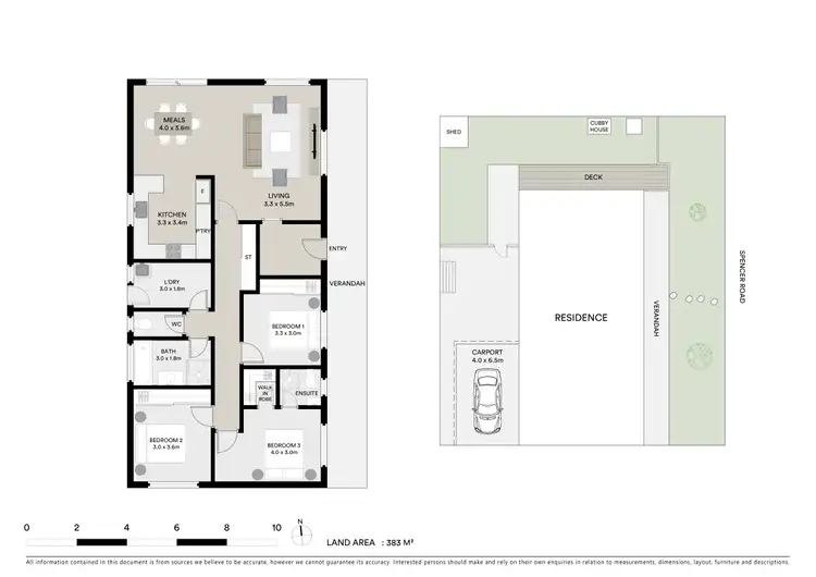 Floorplan of Homely unit listing, 1/19 Spencer Road, Ballan VIC 3342