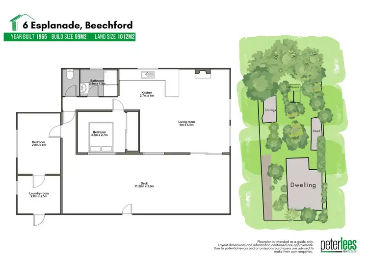 Floorplan of Homely house listing, 6 Esplanade, Beechford TAS 7252