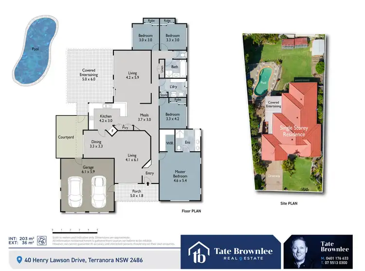 Floorplan of Homely house listing, 40 Henry Lawson Drive, Terranora NSW 2486