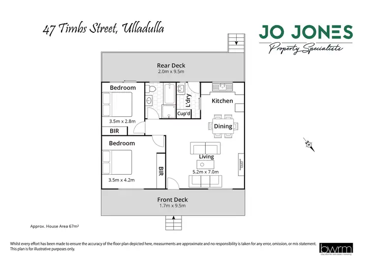 Floorplan of Homely house listing, 47 Timbs Street, Ulladulla NSW 2539