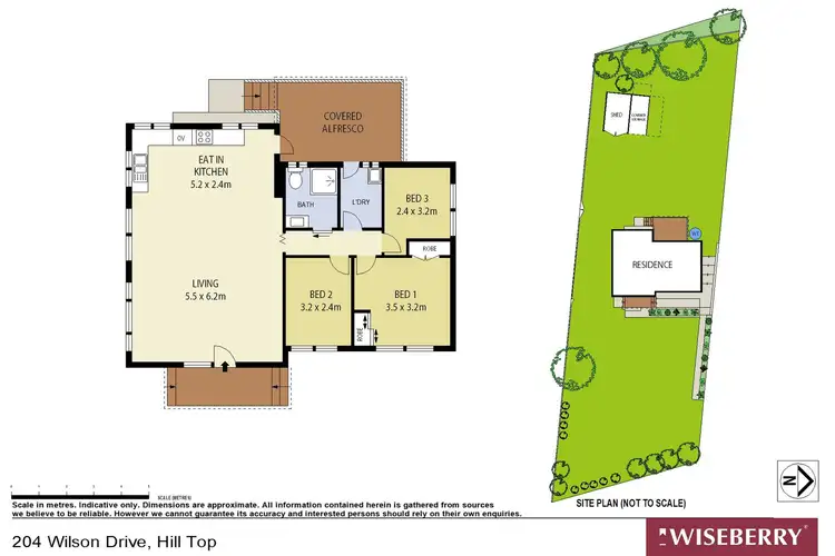 Floorplan of Homely house listing, 204 Wilson Drive, Hill Top NSW 2575