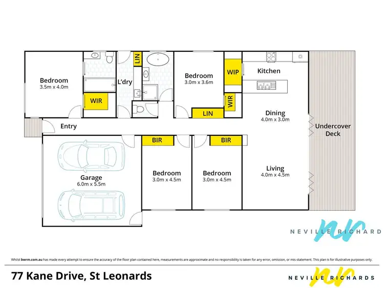 Floorplan of Homely house listing, 77 Kane Drive, St Leonards VIC 3223