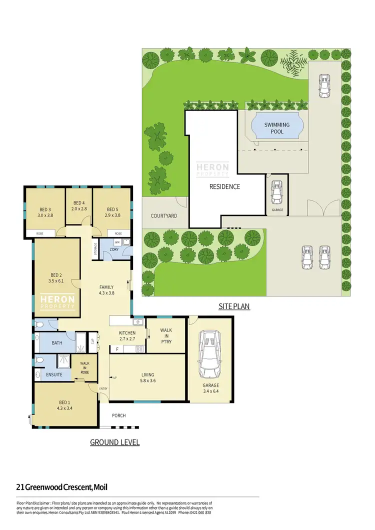 Floorplan of Homely house listing, 21 Greenwood Crescent, Moil NT 810