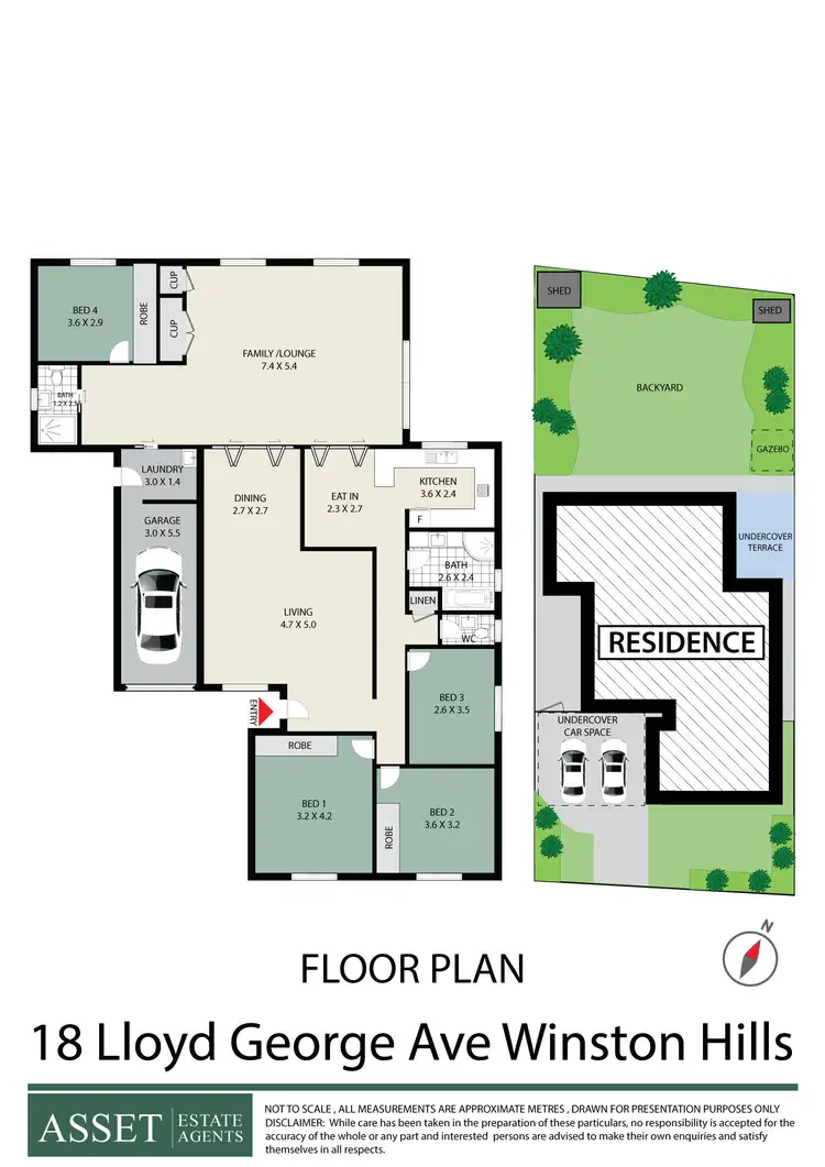 Floorplan of Homely house listing, 18 Lloyd George Avenue, Winston Hills NSW 2153