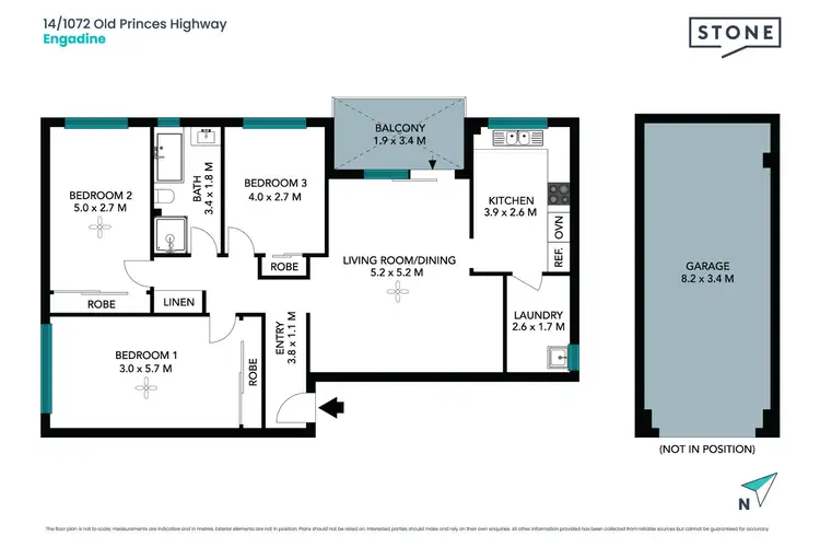 Floorplan of Homely unit listing, 14/1072-1076 Old Princes Highway, Engadine NSW 2233