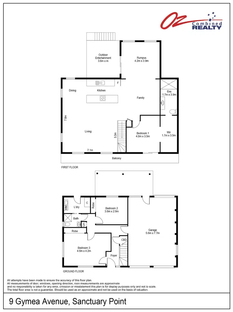 Floorplan of Homely house listing, 9 Gymea Avenue, Sanctuary Point NSW 2540