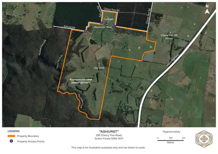 Floorplan of Homely rural property listing, 295 Cherry Tree Road, Sutton Forest NSW 2577