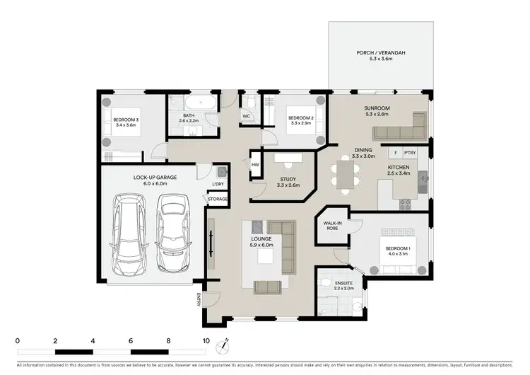 Floorplan of Homely house listing, 1/10 Gatenby Drive, Miandetta TAS 7310