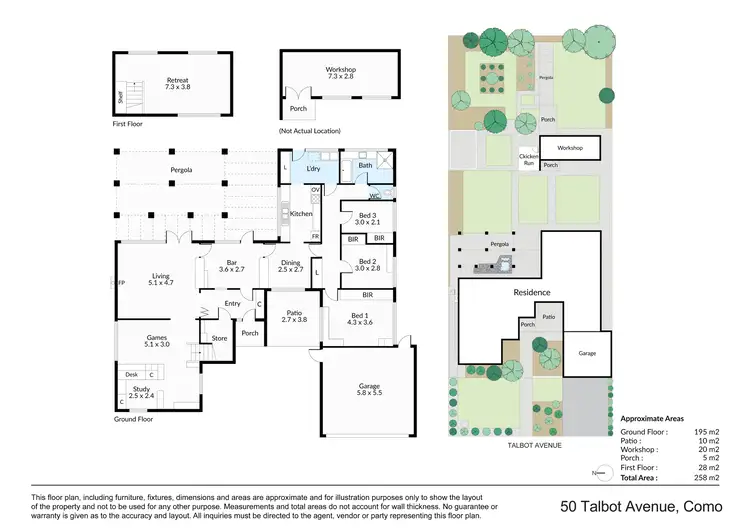 Floorplan of Homely house listing, 50 Talbot Avenue, Como WA 6152