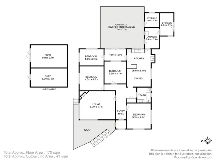 Floorplan of Homely house listing, 5813 Arthur Highway, Taranna TAS 7180