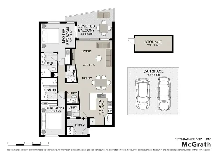 Floorplan of Homely apartment listing, 17/51 Grand Parade, Kawana Island QLD 4575