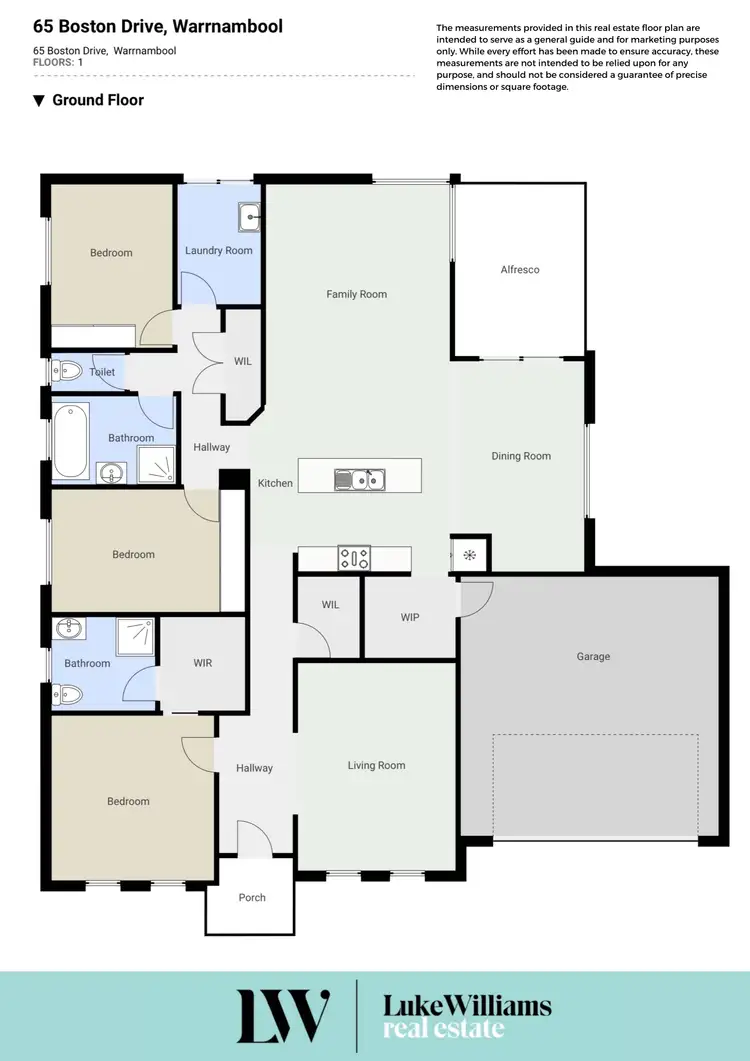 Floorplan of Homely house listing, 65 Boston Drive, Warrnambool VIC 3280