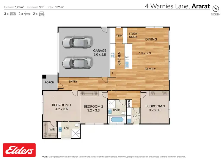 Floorplan of Homely house listing, 4 Warnies Lane, Ararat VIC 3377