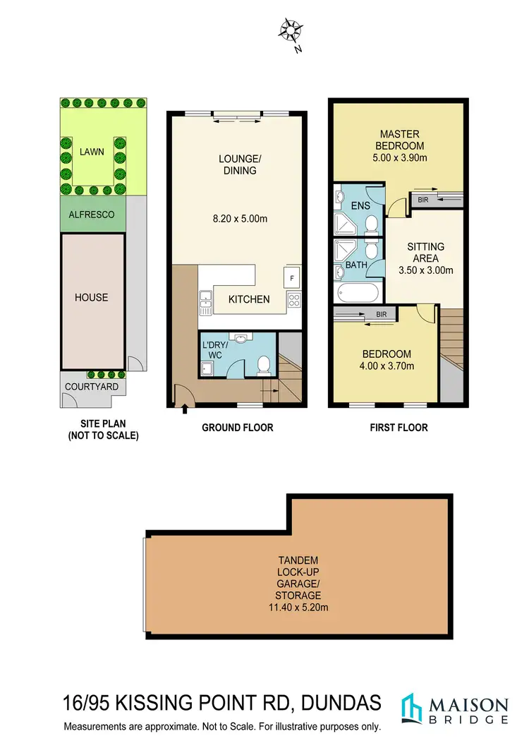 Floorplan of Homely townhouse listing, 16/95 Kissing Point Road, Dundas NSW 2117