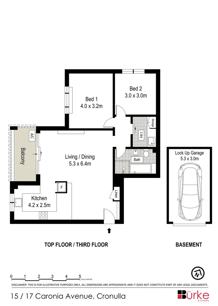 Floorplan of Homely apartment listing, 15/17 Caronia Avenue, Cronulla NSW 2230