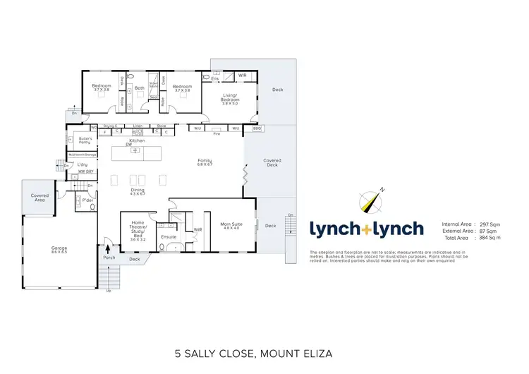 Floorplan of Homely house listing, 5 Sally Close, Mount Eliza VIC 3930