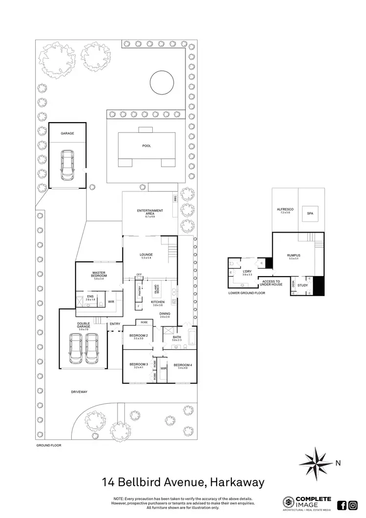 Floorplan of Homely house listing, 14 Bellbird Avenue, Harkaway VIC 3806