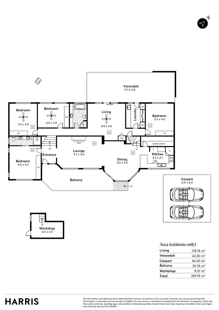 Floorplan of Homely house listing, 8 Sylvan Way, Glenalta SA 5052