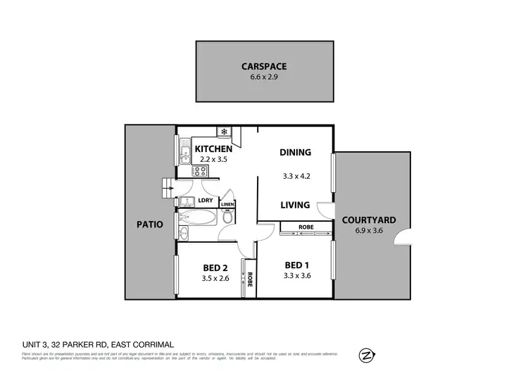 Floorplan of Homely villa listing, 3/32 Parker Road, East Corrimal NSW 2518