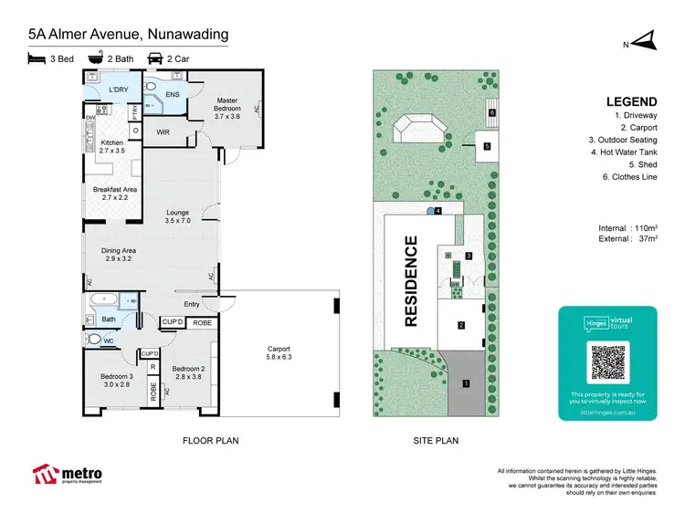 Floorplan of Homely house listing, 5a Almer Avenue, Nunawading VIC 3131