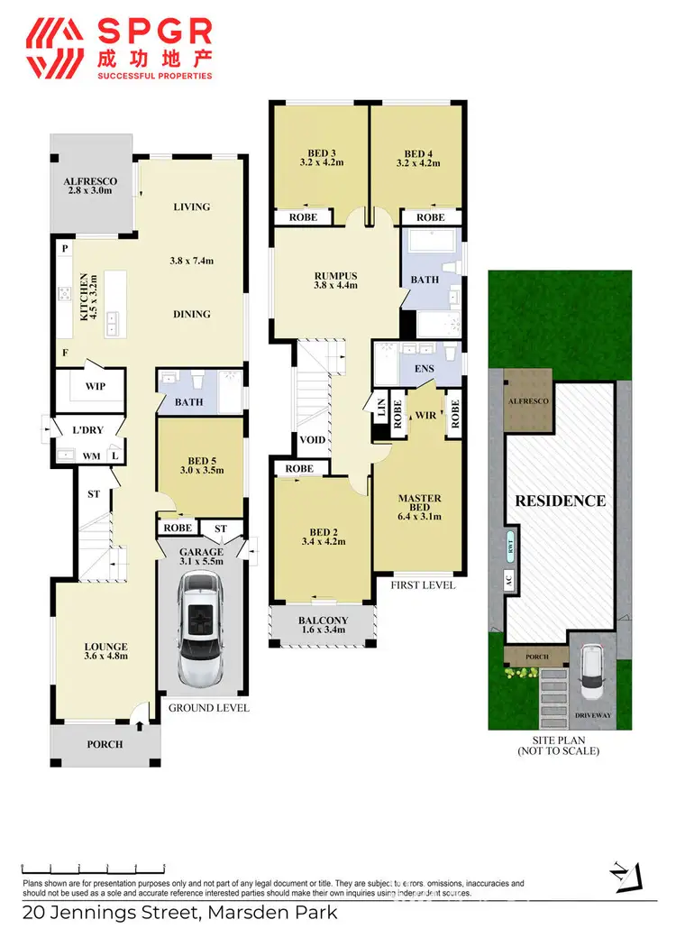 Floorplan of Homely house listing, 20 Jennings Street, Marsden Park NSW 2765